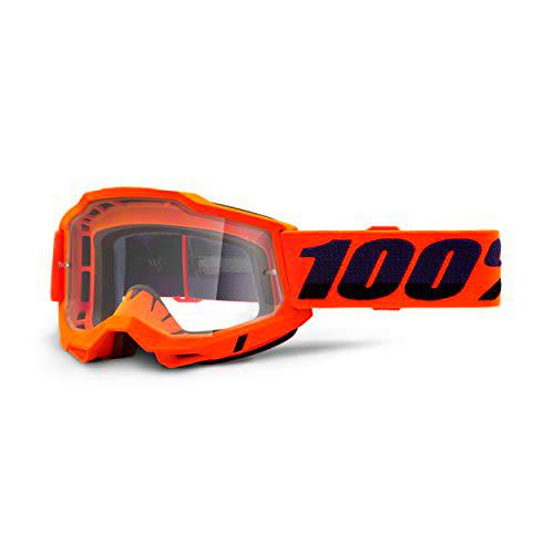 Gafas de Ciclismo 100% Accuri 2, Naranja, Lente Transparente