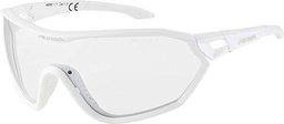 ALPINA Unisex - Adultos, S-WAY V Gafas deportivas, white matt, One Size