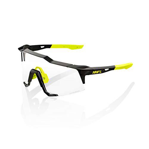 100 Percent SPEEDCRAFT-Gloss Black-PHOTOCHROMIC Lens Gafas