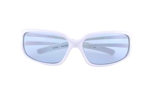 NAIF Navigator 7 Gafas de Sol, Adulto Unisex, Blanca, Medium