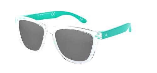 NAIF Magaluf Gafas de Sol, Adulto Unisex, Cristal &amp; Turquoise Matte, Medium