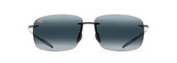 Maui Jim BREAKWALL Gafas, Gloss Black, 63/13/127 Unisex Adultos