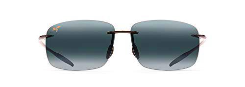 Maui Jim BREAKWALL Gafas, Gloss Black, 63/13/127 Unisex Adultos