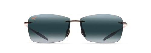 Maui Jim Lighthouse Gafas, Gloss Black, 65/13/127 Unisex Adultos