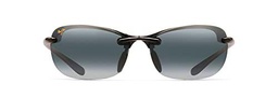 Maui Jim HANALEI Gafas, Gloss Black, 64/15/130 Unisex Adultos