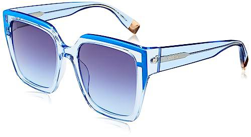 FURLA Gafas DE Sol, Shiny TRANSP.Azure, 55/19/140 para Mujer