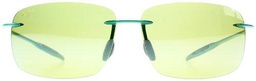 Maui Jim Gafas de Sol, Breakwall Green Black, Talla única Unisex Adulto