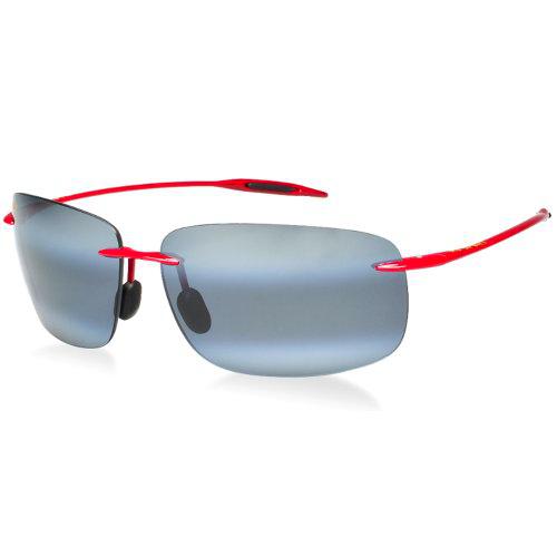 Maui Jim Gafas de Sol, Breakwall Red Orange Gre, Talla única Unisex Adulto