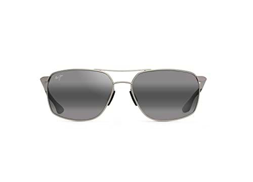 Maui Jim PU'U KUKUI Gafas, Silver, 58/16/137 Unisex Adultos