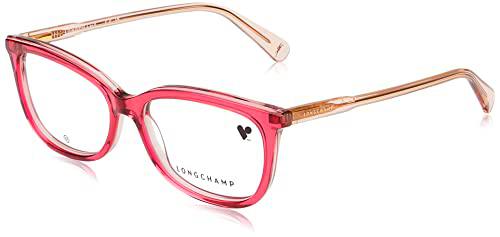 Longchamp LO2718 Sunglasses, 610 Dark Rose Rose, 54 Unisex