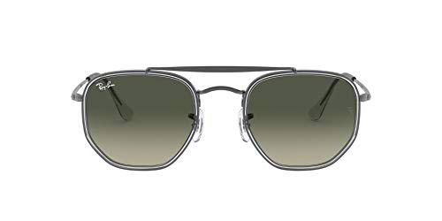 Ray-Ban 0RB3648M Gafas de sol, Gunmetal, 52 Unisex