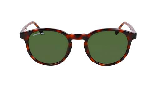 Lacoste Unisex Adult Sunglasses L6030S - Havana with Solid Green Lens