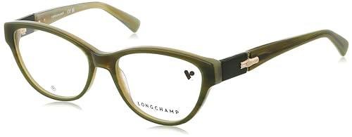 Longchamp LO2721 Gafas, Green Horn, One Size para Mujer