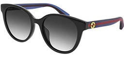 Gucci Gg0702sk Gafas de Sol, Negro-Azul-Gris, 56 Mujeres