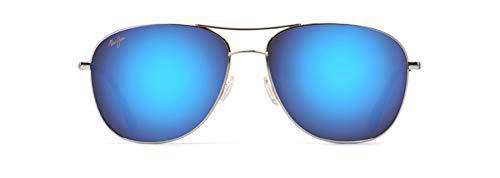 Maui Jim Cliff House Gafas, Silver, 59/15/120 Unisex Adultos