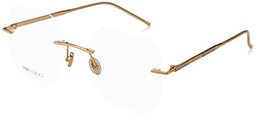 JIMMY CHOO JC364/G Gafas, Gold Silver, 56 para Mujer