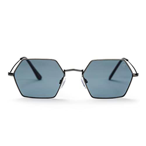 CHPO Jason Gafas de Sol, Gunmetal, 43 Unisex Adulto