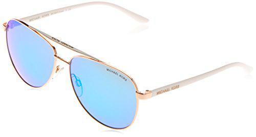 MICHAEL KORS MK5007 Hvar, Gafas de Sol Mujer, Rose Gold White 104525, 59