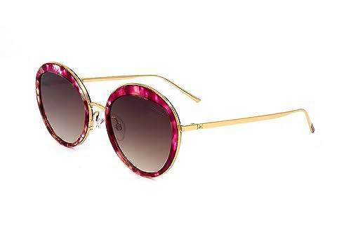 ANA HICKMANN HICKMANN Mod. HI3052 Marbled Cherry_Gold Gafas de Sol