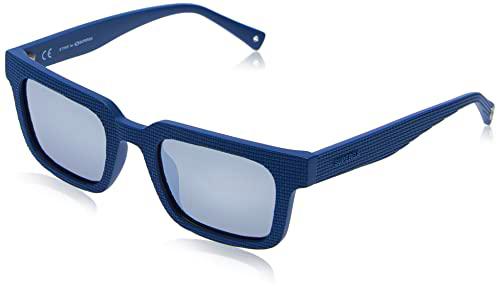 Sting SST435 Gafas, Semi Matt Blue, 50 Unisex Adulto