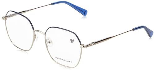 LONGCHAMP LO2152 Gafas, Silver/Blue, 53/19/140 para Mujer