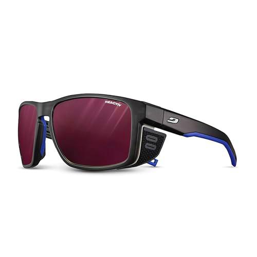 Julbo Escudo M Gafas de Sol, Negro Azul Blanco Black Tryearslu Blue White