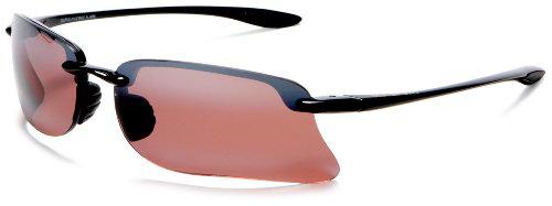 Maui Jim Turtle Bay Gafas de Sol, Marco Negro Brillante