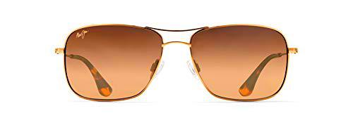 Maui Jim Hs246-16 Gafas, Oro, M para Hombre