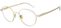 Armani 0AR6107 Gafas, Matte Pale Gold, 51 para Hombre