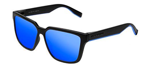 HAWKERS Motion Gafas de sol, Negro/Azul, One Size Unisex-Adult