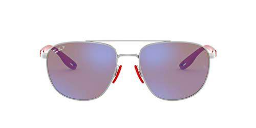 Ray-Ban 0RB3659MF031H0, Silver, 57 Unisex Adulto