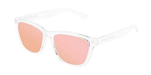 HAWKERS - Gafas de sol para hombre y mujer ONE , Transparente / Rosa