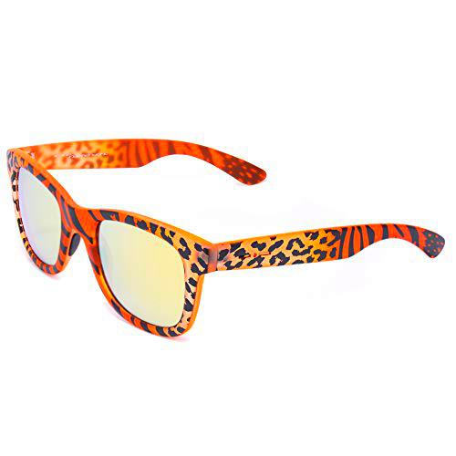 italia independent 0090-052-IBR Gafas de sol, Naranja, 50 Unisex