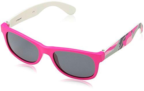 Polaroid P0300 Y2 TCS Gafas de sol, Rosa (Pink Camuouflage Fuchsia/Grey Polarized)