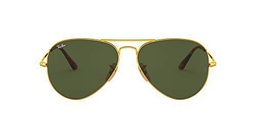 Ray-Ban 0RB3689 Gafas de sol, Gold, 58 Unisex