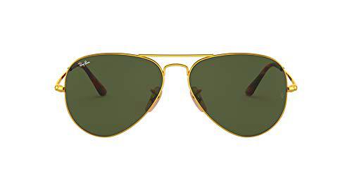 Ray-Ban 0RB3689 Gafas de sol, Gold, 58 Unisex