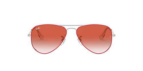 Ray-Ban JUNIOR 0RJ9506S Gafas de sol, Silver On Top Red, 50 Unisex