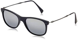 Ray-Ban 0RB4318 Gafas de sol, Matte Black, 55 Unisex