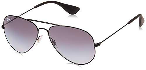 Ray-Ban 0Rb3558 002/T3 Gafas de sol, Black, 58 Unisex-Adulto