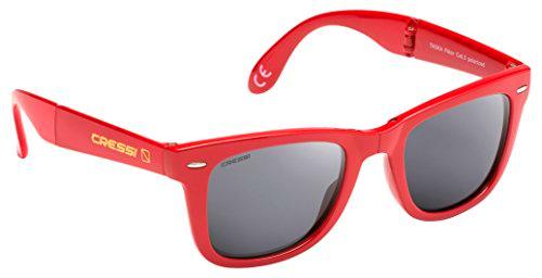 Cressi Taska Gafas de Sol, Unisex Adulto, Rojo/Gris Oscuro