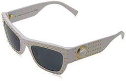 Versace 0VE4358 Gafas de sol, White, 52 para Mujer