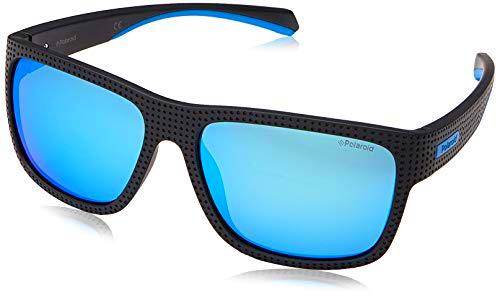 Polaroid PLD 7025/S gafas de sol, BLKTURQUO, 58 para Hombre