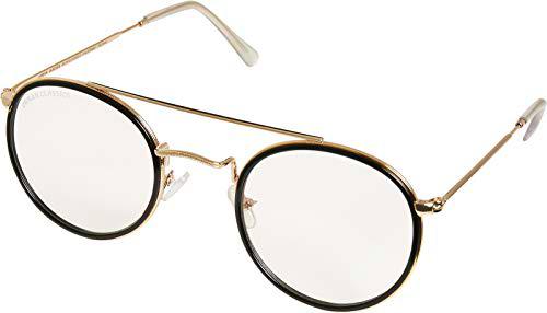 Urban Classics Sunglasses Palermo Gafas, Transparent/Gold