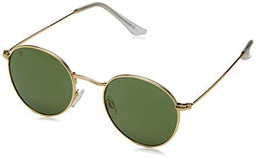 CHPO Liam Gafas de sol, Dorado (Gold/Green), 48 Unisex Adulto