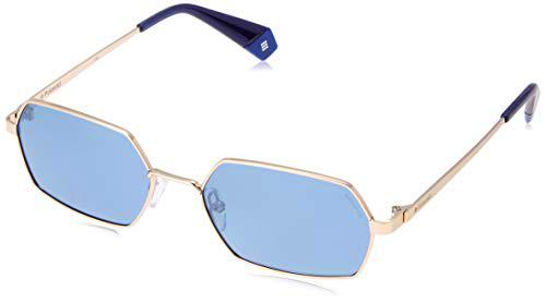 Polaroid PLD6068S-LKSXN Gafas, GOLD BLUE, 56/14/135 Unisex Adulto