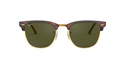 Ray-Ban Clubmaster - Gafas de sol para hombre, Marrón (Marco: Havana