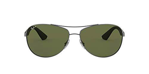 Ray-Ban Rb3526 Gafas de sol, Matte Gunmetal, 63 para Hombre