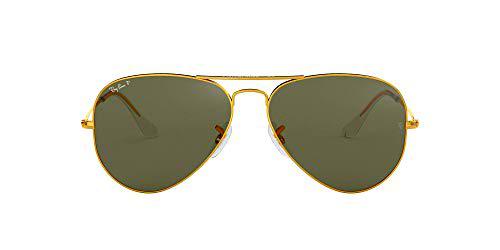 Ray-Ban Aviator Large Metal Gafas de sol, Dorado (Marco: Dorado