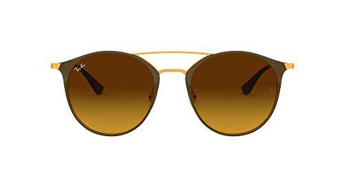 Ray-Ban RB 3546 Gafas de sol, Gold Top Brown, 49 Unisex-Adulto