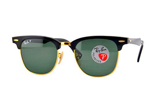 Ray-Ban Clubmaster Aluminum, Gafas de Sol Unisex-Adulto